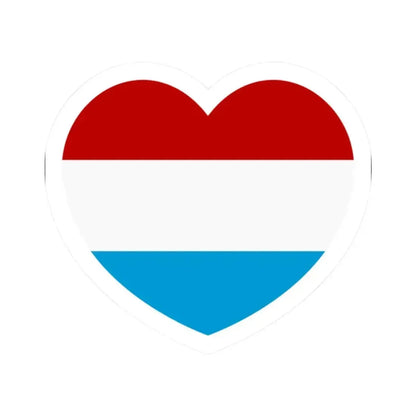 Heart Flag of the Dutch Republic States - STICKER Vinyl Kiss-Cut Decal 2 Inch White - The Sticker Space