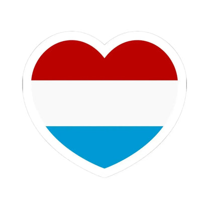 Heart Flag of the Dutch Republic States - STICKER Vinyl Kiss-Cut Decal 3 Inch White - The Sticker Space