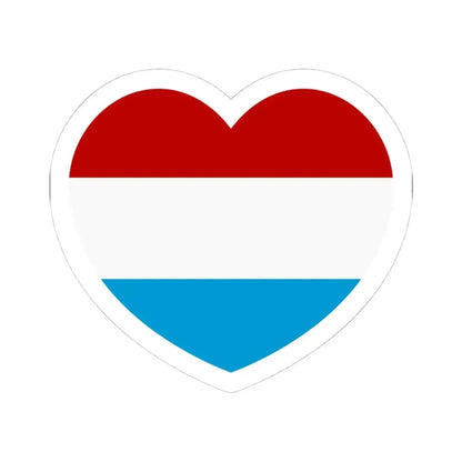 Heart Flag of the Dutch Republic States - STICKER Vinyl Kiss-Cut Decal 4 Inch White - The Sticker Space