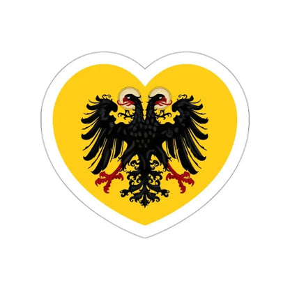 Heart Flag of the Holy Roman Empire - STICKER Vinyl Die-Cut Decal - The Sticker Space