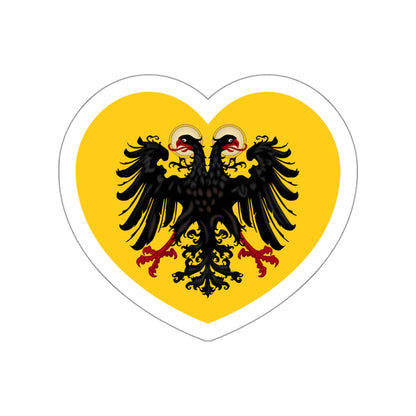 Heart Flag of the Holy Roman Empire - STICKER Vinyl Die-Cut Decal