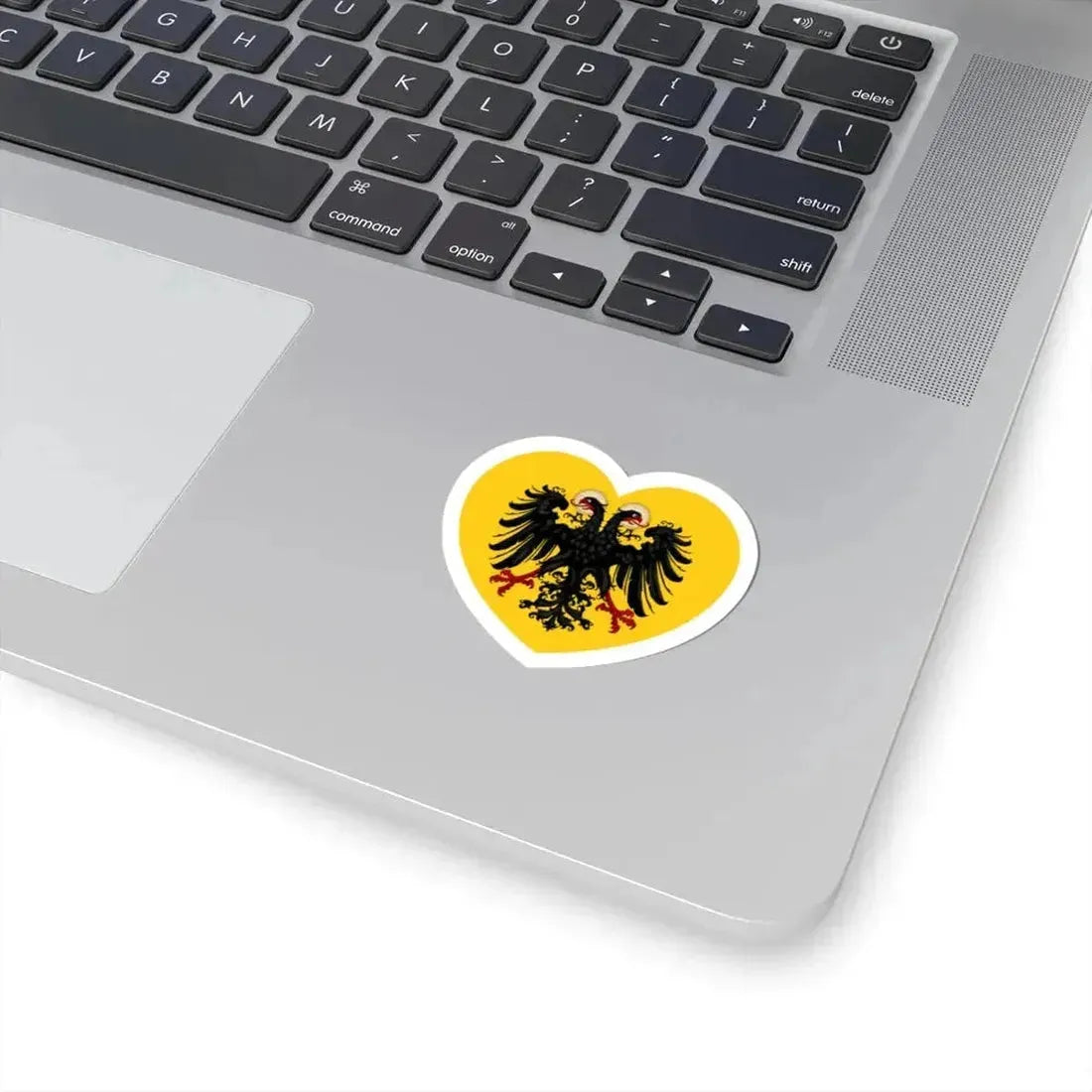 Heart Flag of the Holy Roman Empire - STICKER Vinyl Kiss-Cut Decal - The Sticker Space