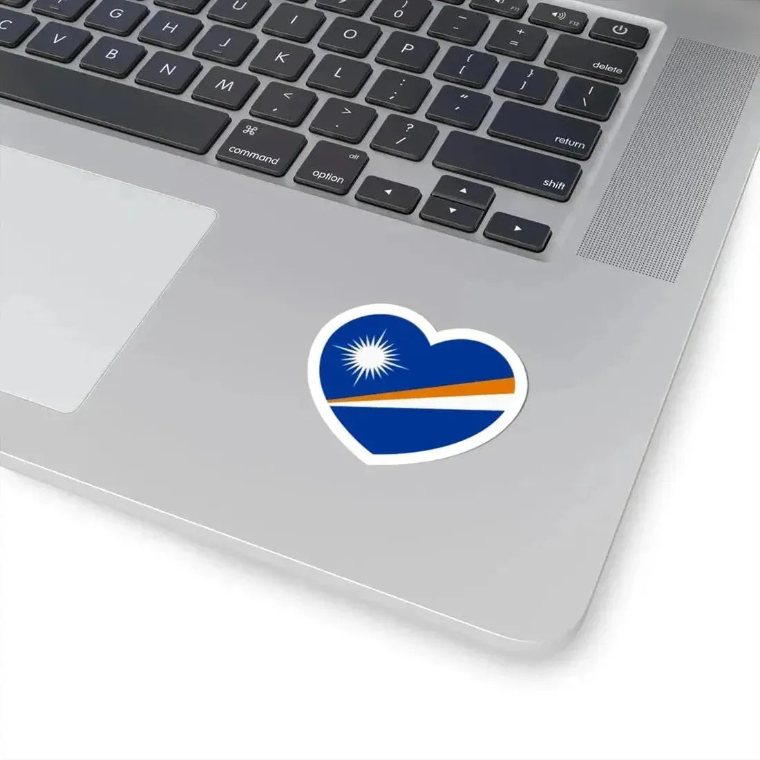 Heart Flag of the Marshall Islands - STICKER Vinyl Kiss-Cut Decal - The Sticker Space