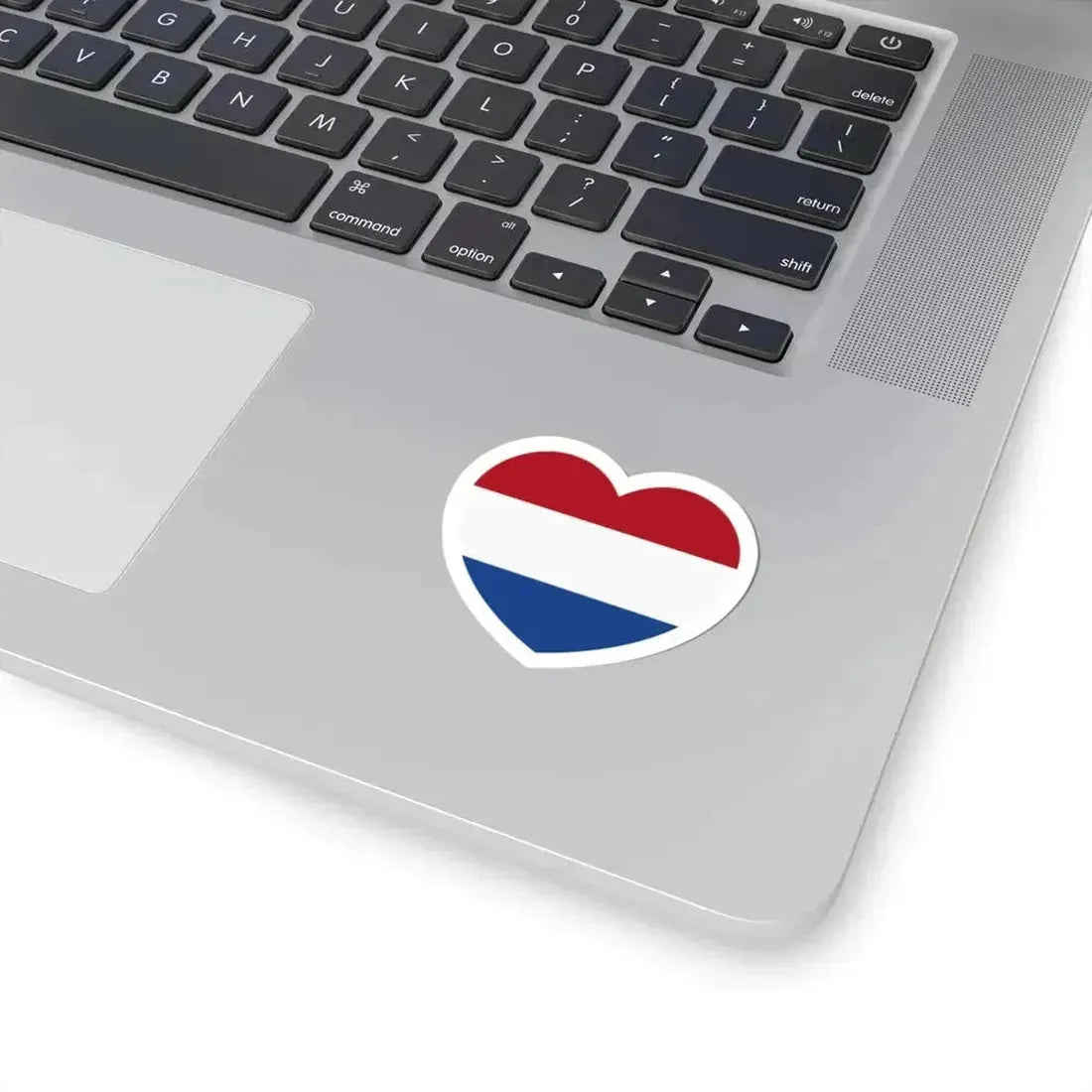 Heart Flag of the Netherlands - STICKER Vinyl Kiss-Cut Decal - The Sticker Space