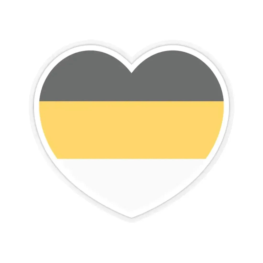 Heart Flag of the Russian Empire 1858-1896 - STICKER Vinyl Kiss-Cut Decal 2 Inch Transparent - The Sticker Space