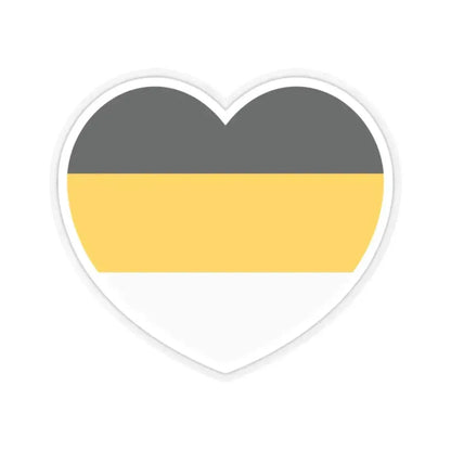 Heart Flag of the Russian Empire 1858-1896 - STICKER Vinyl Kiss-Cut Decal 2 Inch Transparent - The Sticker Space
