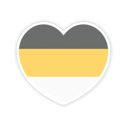 Heart Flag of the Russian Empire 1858-1896 - STICKER Vinyl Kiss-Cut Decal 3 Inch Transparent - The Sticker Space