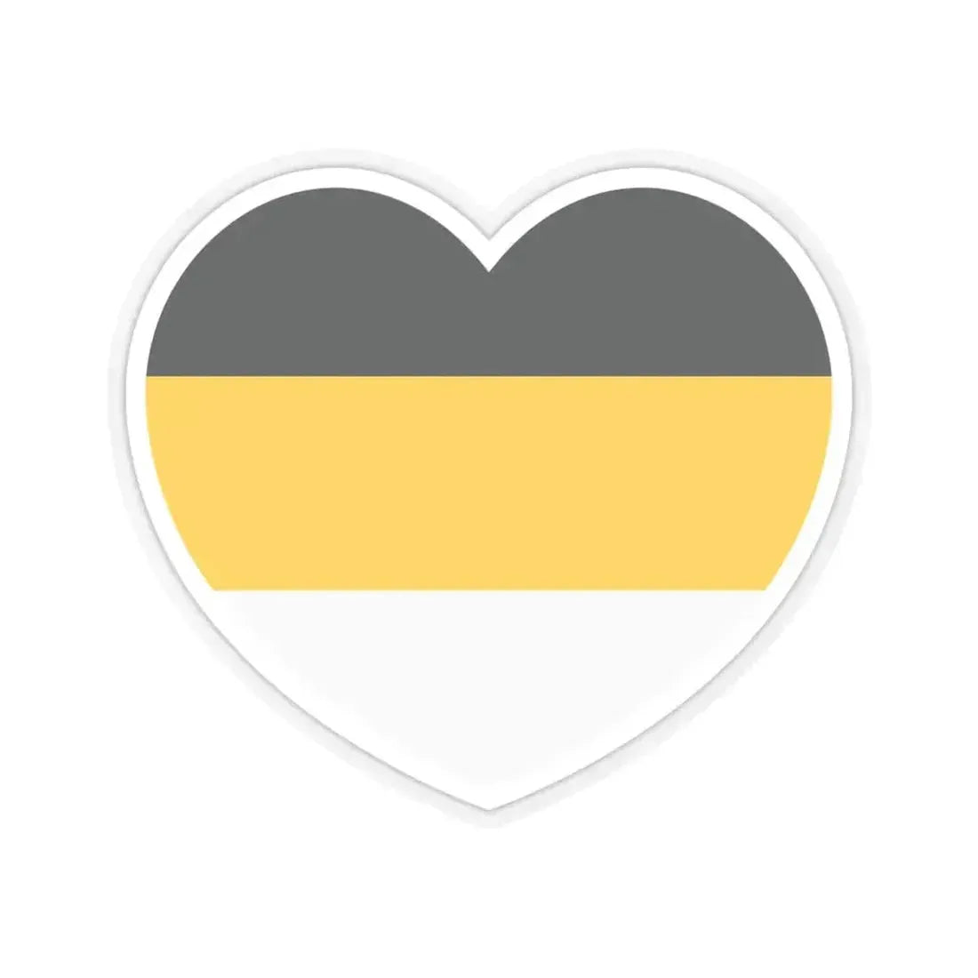 Heart Flag of the Russian Empire 1858-1896 - STICKER Vinyl Kiss-Cut Decal 4 Inch Transparent - The Sticker Space