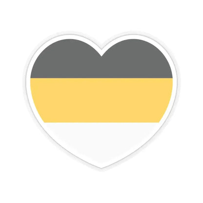 Heart Flag of the Russian Empire 1858-1896 - STICKER Vinyl Kiss-Cut Decal 6 Inch Transparent - The Sticker Space