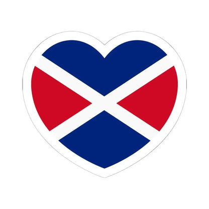 Heart Flag of the Seychelles 1976-1977 - STICKER Vinyl Kiss-Cut Decal 6 Inch White - The Sticker Space