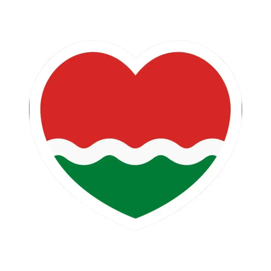 Heart Flag of the Seychelles 1977-1996 - STICKER Vinyl Kiss-Cut Decal 2 Inch White - The Sticker Space