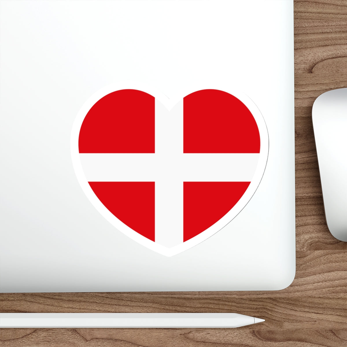 Heart Flag of the Sovereign Military Order of Malta - STICKER Vinyl Die-Cut Decal-The Sticker Space