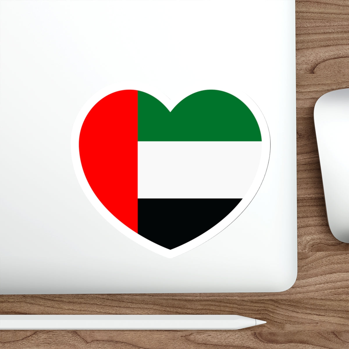 Heart Flag of the United Arab Emirates - STICKER Vinyl Die-Cut Decal-The Sticker Space