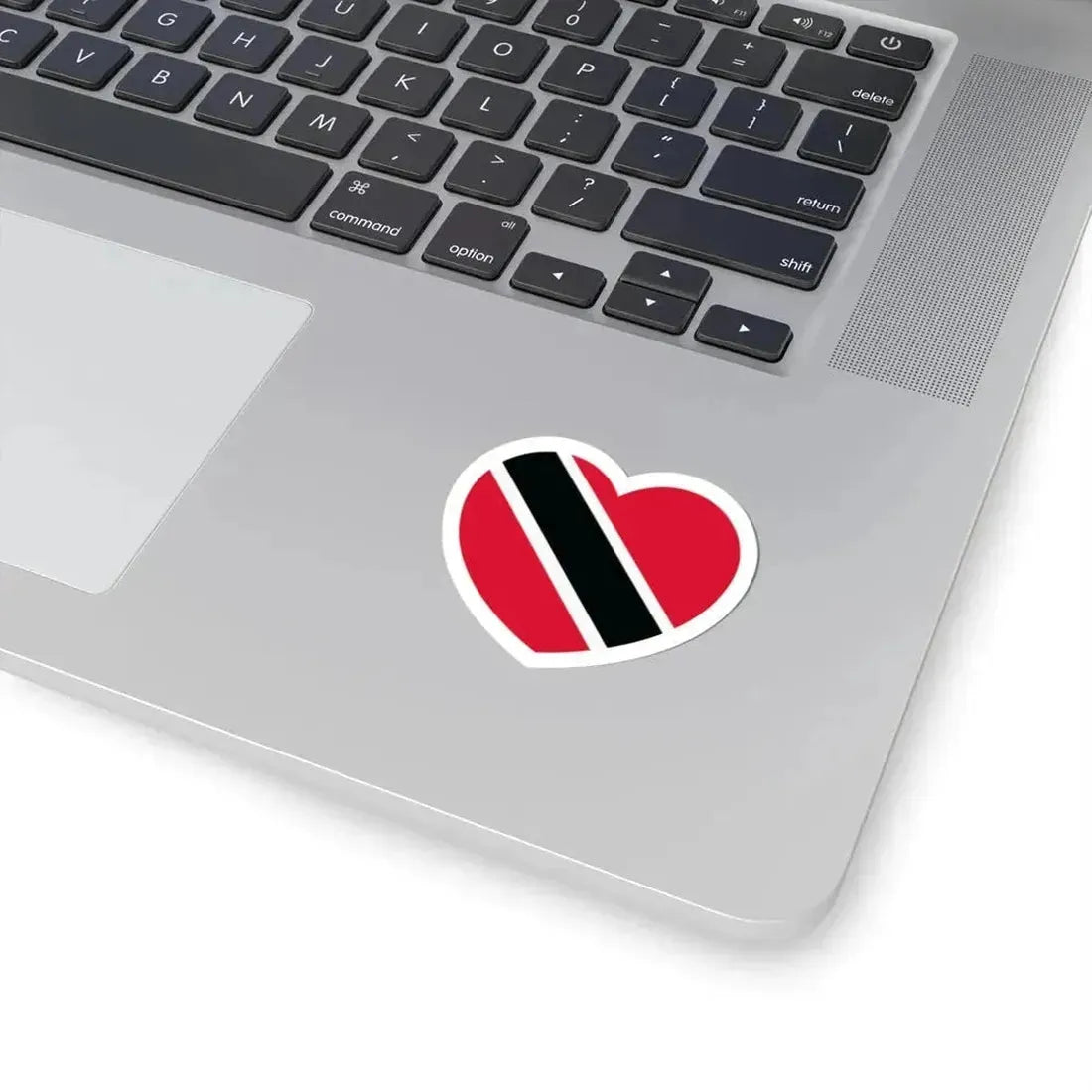 Heart Flag of Trinidad and Tobago - STICKER Vinyl Kiss-Cut Decal - The Sticker Space