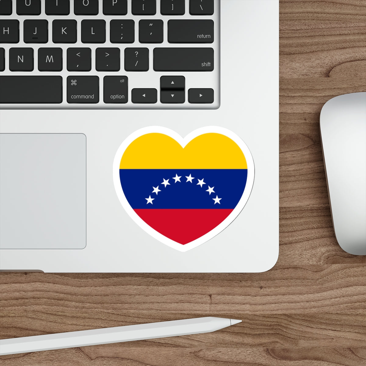 Heart Flag of Venezuela - STICKER Vinyl Die-Cut Decal-The Sticker Space