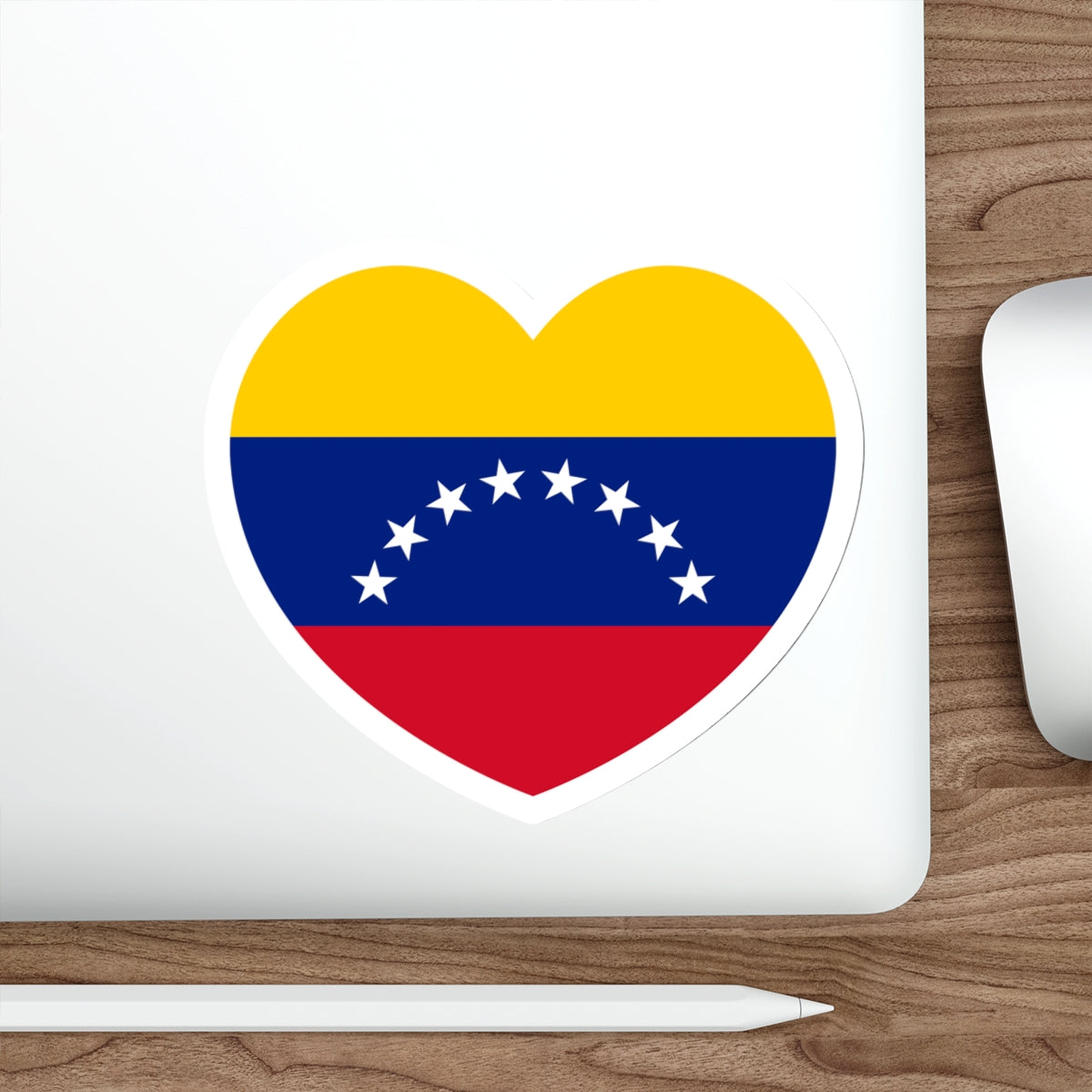 Heart Flag of Venezuela - STICKER Vinyl Die-Cut Decal-The Sticker Space