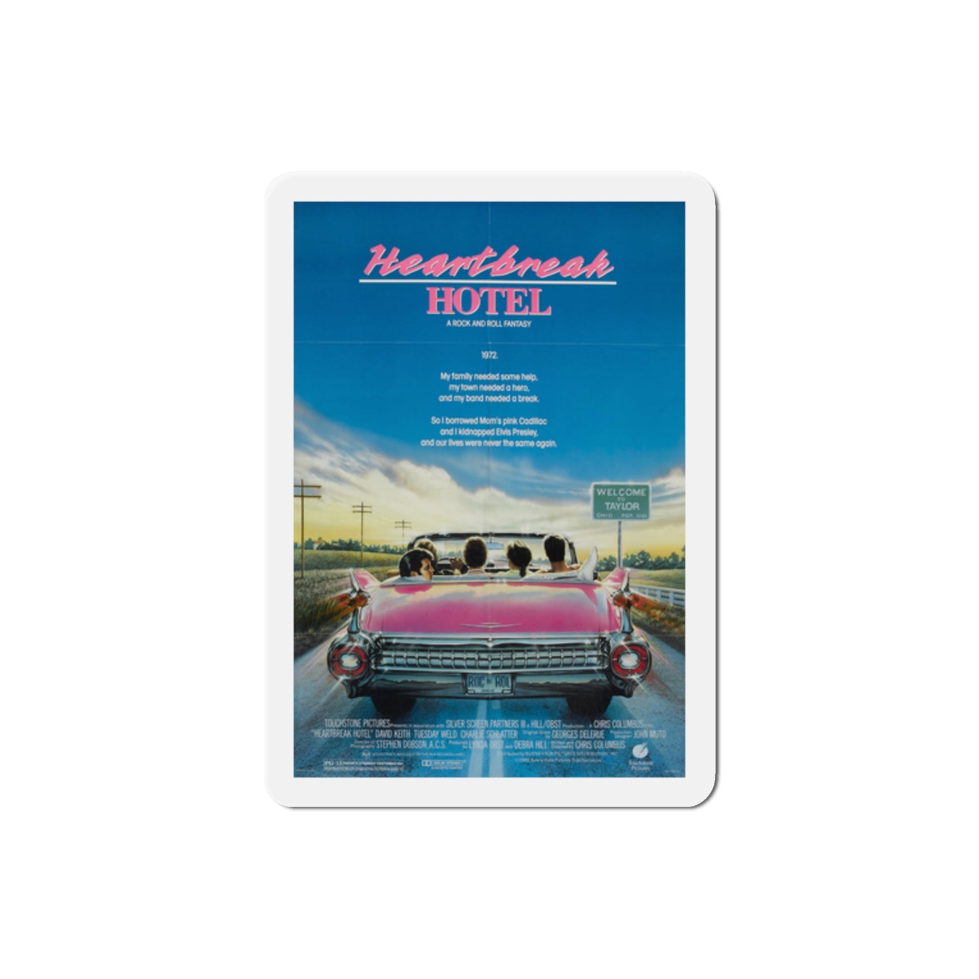 Heartbreak Hotel 1988 Movie Poster Die-Cut Magnet-The Sticker Space