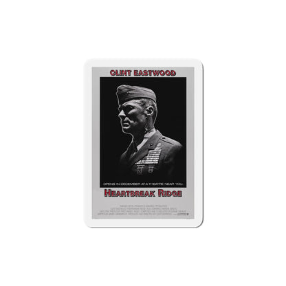 Heartbreak Ridge 1986 Movie Poster Die-Cut Magnet-6 × 6"-The Sticker Space