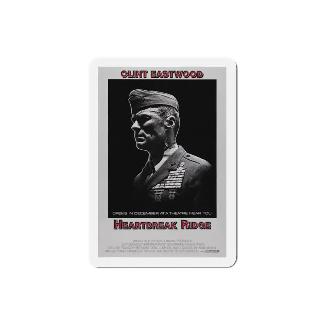Heartbreak Ridge 1986 Movie Poster Refrigerator Magnet - The Sticker Space