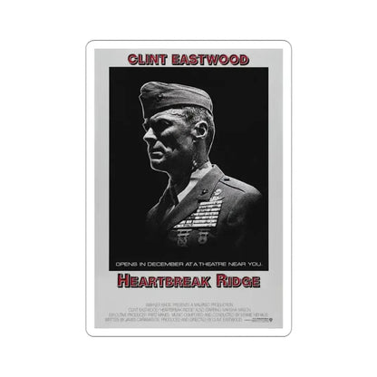 Heartbreak Ridge 1986 Movie Poster STICKER Vinyl Die-Cut Decal 3 Inch - The Sticker Space