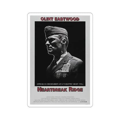 Heartbreak Ridge 1986 Movie Poster STICKER Vinyl Die-Cut Decal 4 Inch - The Sticker Space