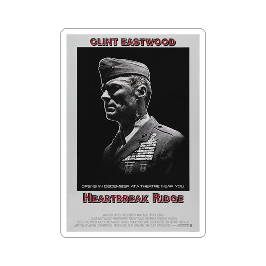 Heartbreak Ridge 1986 Movie Poster STICKER Vinyl Die-Cut Decal-6 Inch-The Sticker Space