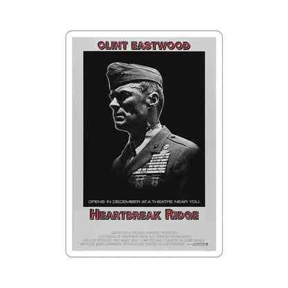 Heartbreak Ridge 1986 Movie Poster STICKER Vinyl Die-Cut Decal 6 Inch - The Sticker Space