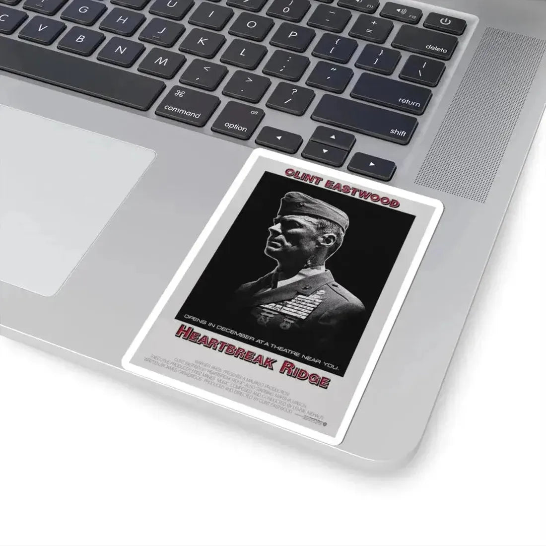 Heartbreak Ridge 1986 Movie Poster - STICKER Vinyl Kiss-Cut Decal - The Sticker Space