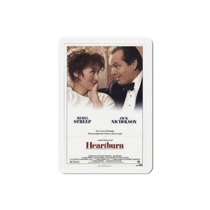 Heartburn 1986 Movie Poster Die-Cut Magnet-2" x 2"-The Sticker Space