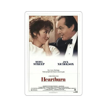 Heartburn 1986 Movie Poster STICKER Vinyl Die-Cut Decal 5 Inch - The Sticker Space