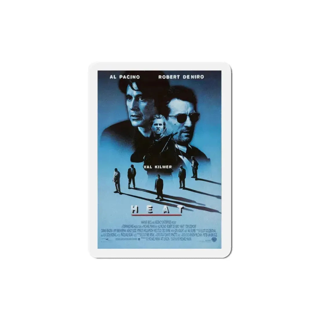 Heat 1995 Movie Poster Refrigerator Magnet 4 Inch - The Sticker Space