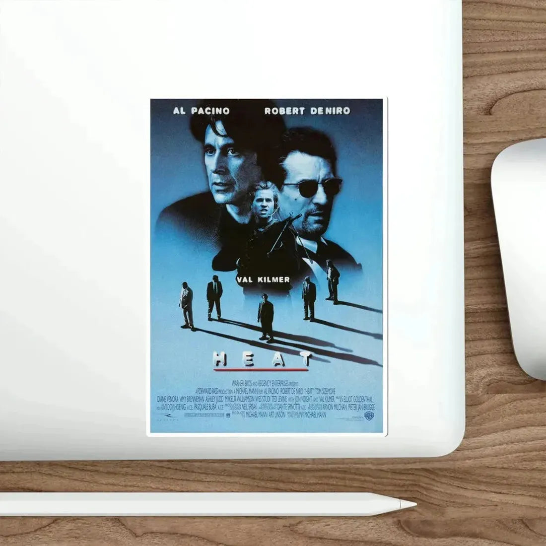 Heat 1995 Movie Poster STICKER Vinyl Die-Cut Decal - The Sticker Space