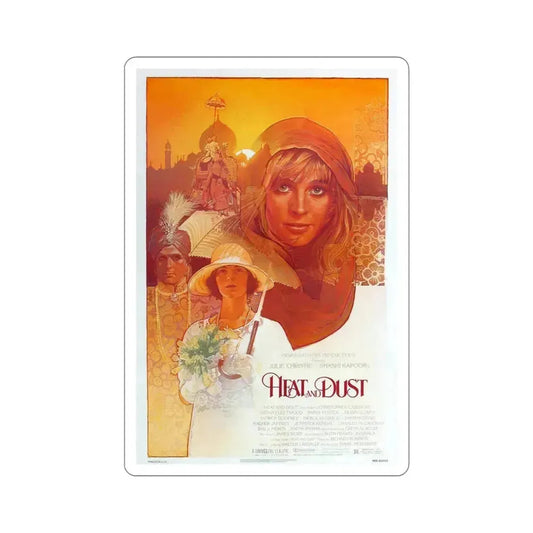 Heat and Dust 1983 Movie Poster STICKER Vinyl Die-Cut Decal 6 Inch - The Sticker Space