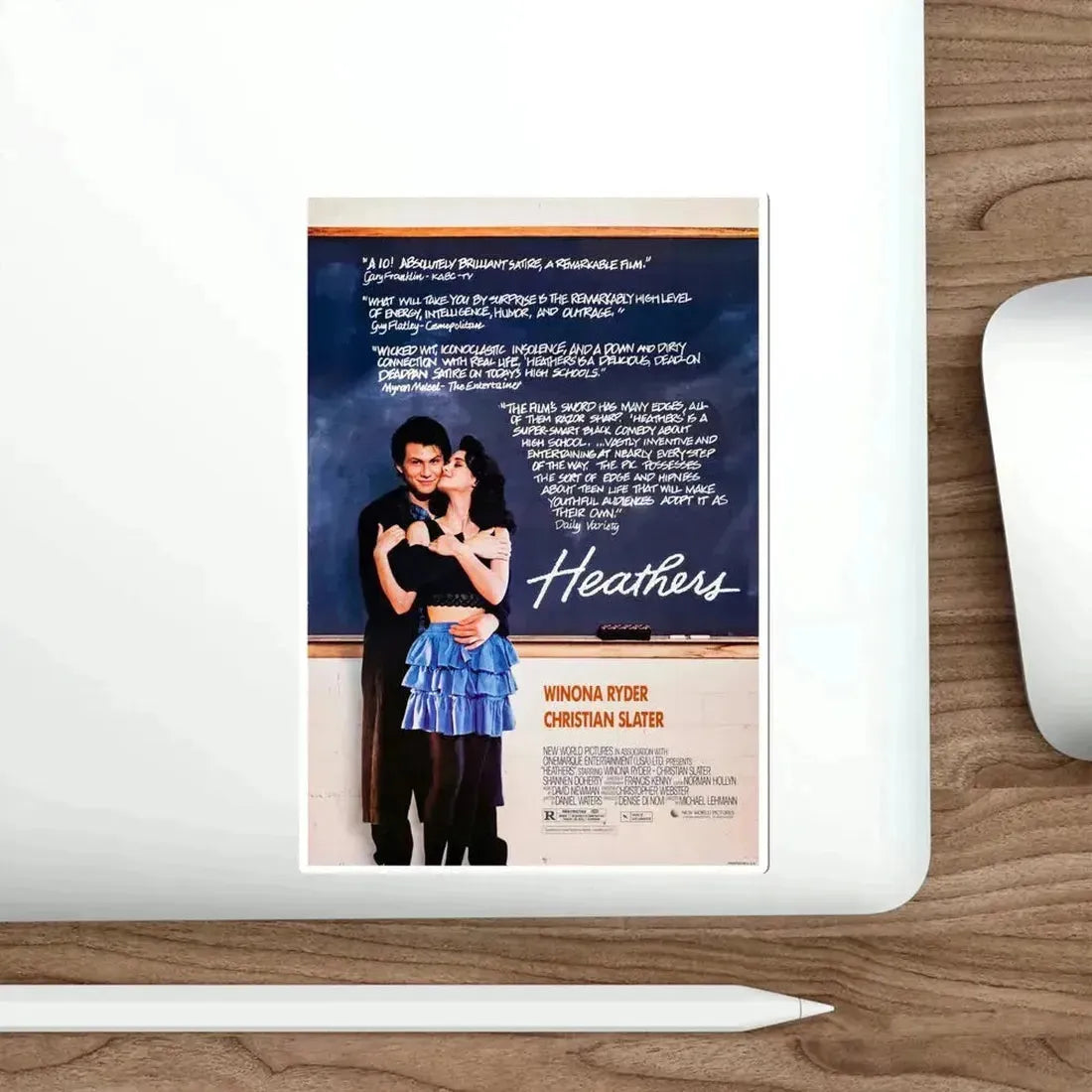 Heathers 1989 Movie Poster STICKER Vinyl Die-Cut Decal - The Sticker Space