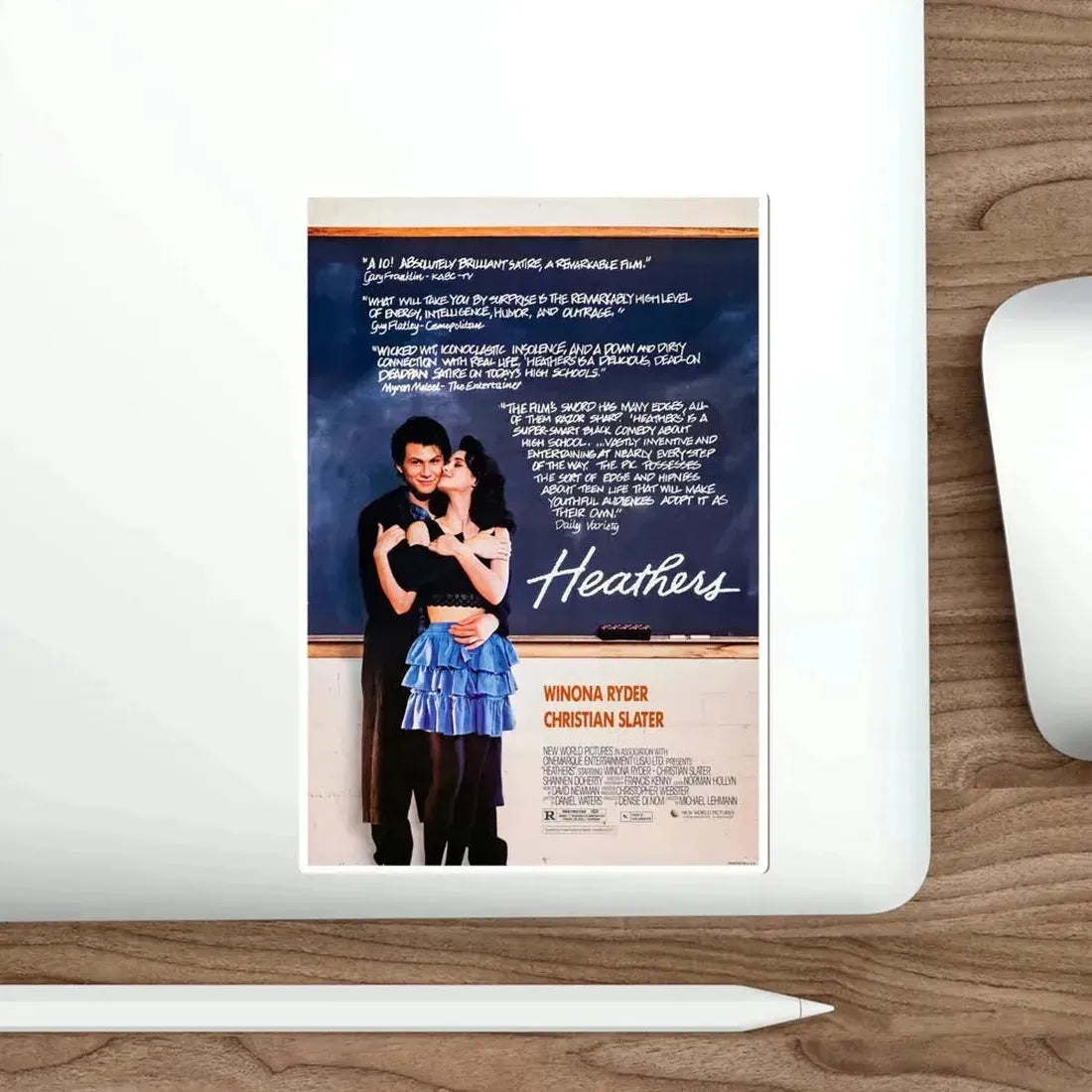 Heathers 1989 Movie Poster STICKER Vinyl Die-Cut Decal - The Sticker Space