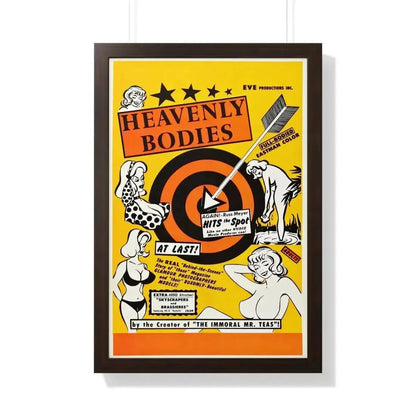 HEAVENLY BODIES 1984 - Framed Movie Poster - The Sticker Space