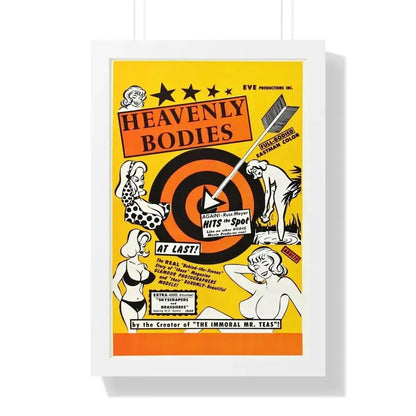 HEAVENLY BODIES 1984 - Framed Movie Poster - The Sticker Space