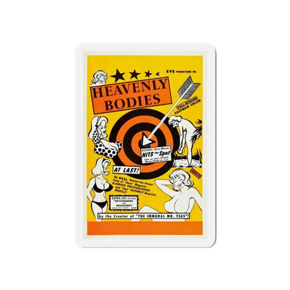 HEAVENLY BODIES 1984 Movie Poster - Refrigerator Magnet 6 Inch - The Sticker Space