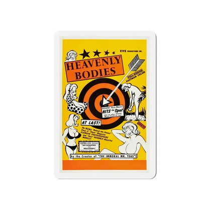 HEAVENLY BODIES 1984 Movie Poster - Refrigerator Magnet - The Sticker Space