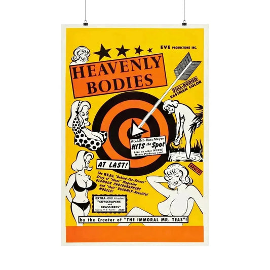 HEAVENLY BODIES 1984 - Paper Movie Poster 24″ x 36″ Matte - The Sticker Space