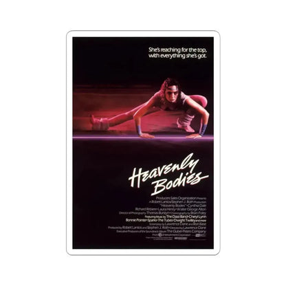 Heavenly Bodies 1985 Movie Poster - STICKER Vinyl Kiss-Cut Decal 6 Inch White - The Sticker Space