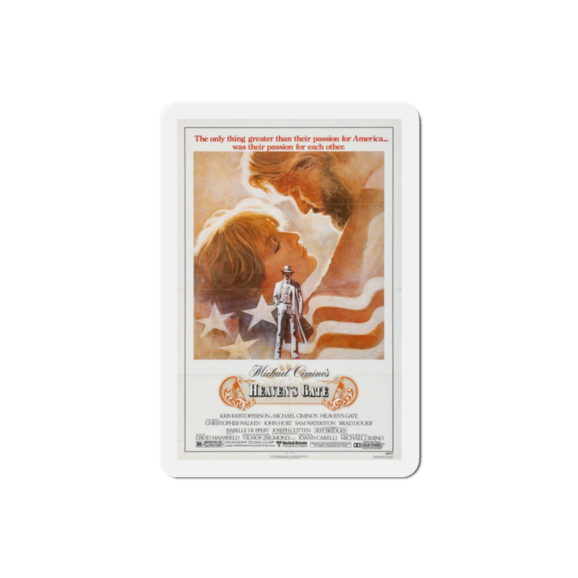 Heaven's Gate 1981 Movie Poster Die-Cut Magnet-The Sticker Space