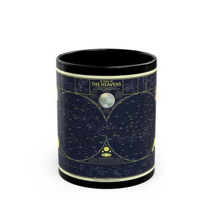 Heavens, The 1 (1957) (Map) Black Coffee Mug-11oz-The Sticker Space