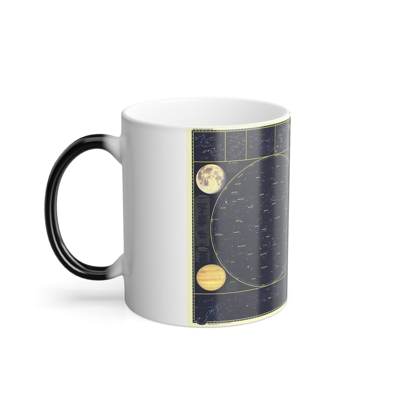 Heavens, The 1 (1957) (Map) Color Changing Mug 11oz-11oz-The Sticker Space