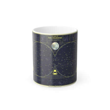 Heavens, The 1 (1957) (Map) Color Changing Mug 11oz-11oz-The Sticker Space