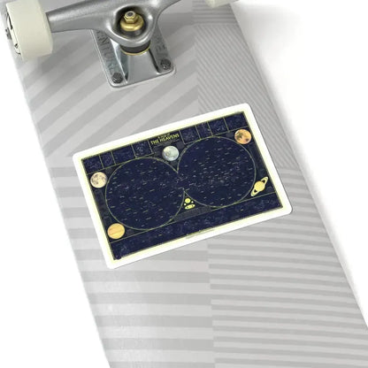 Heavens, The 1 (1957) (Map) STICKER Vinyl Kiss-Cut Decal - The Sticker Space