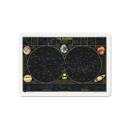 Heavens. The (1970) (Map) Refrigerator Magnet 4 Inch - The Sticker Space