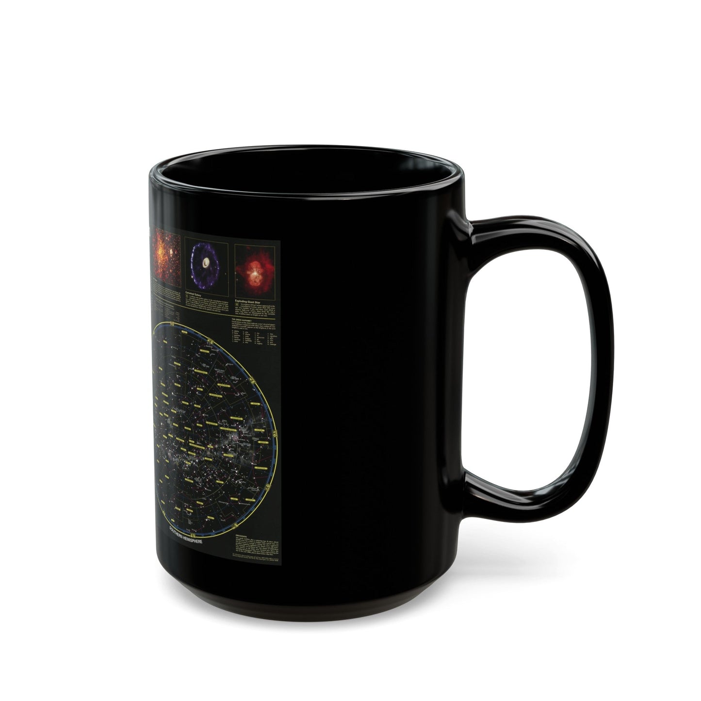 Heavens, The (1995) (Map) Black Coffee Mug-The Sticker Space