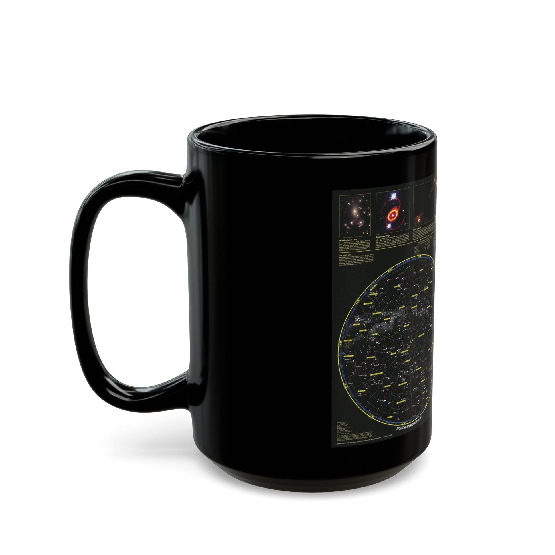 Heavens, The (1995) (Map) Black Coffee Mug-The Sticker Space