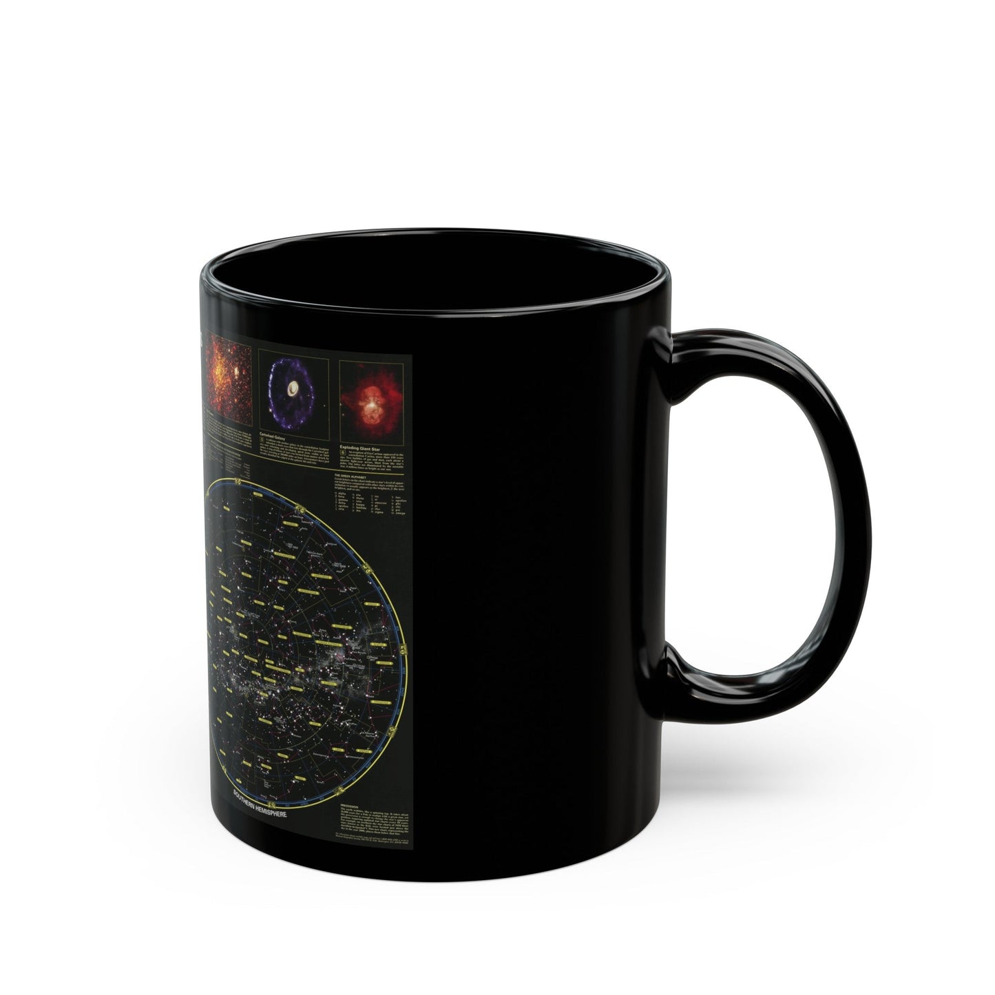 Heavens, The (1995) (Map) Black Coffee Mug-The Sticker Space